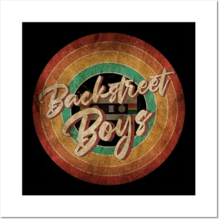 Backstreet Boys Vintage Circle Art Posters and Art